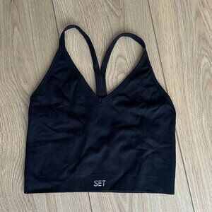 SET Active Y Back Ribbed Tank Bra